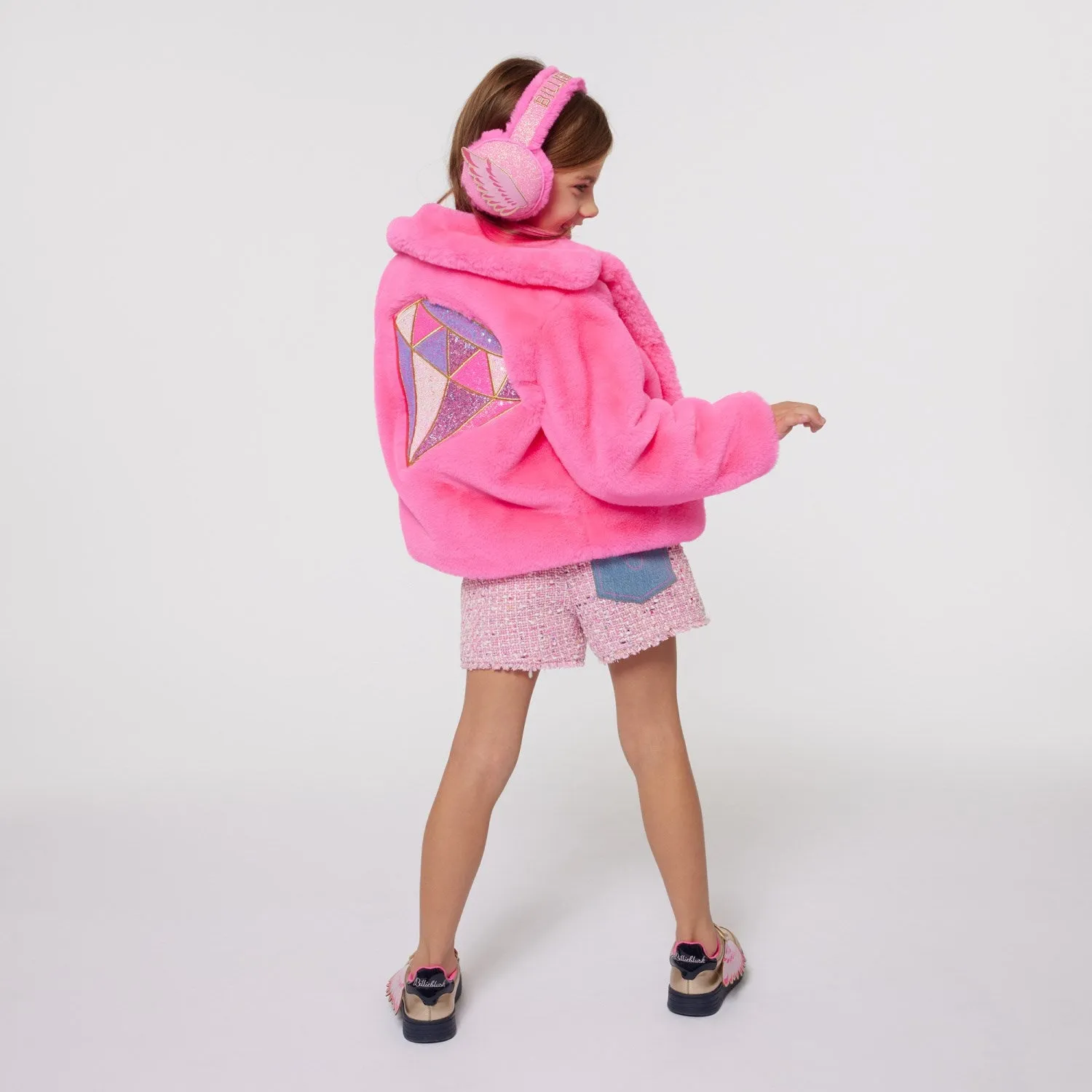Manteau rose Billieblush