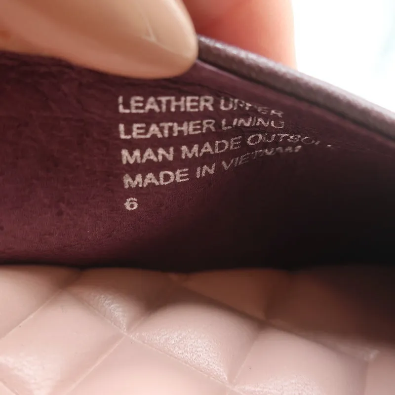 Birdies The Crane Ballerines en Cuir Bordeaux Taille 6 NEUVE