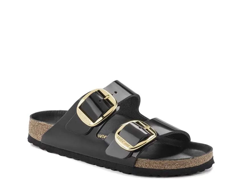 Birkenstock Arizona Big Buckle en cuir vernis naturel_Birkenstock