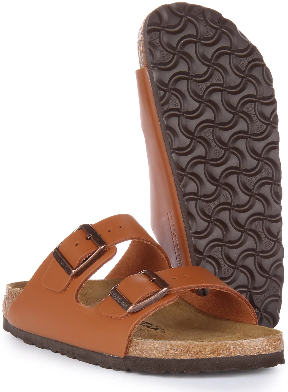Birkenstock Arizona Bs en marron | Chaussures Birkenstock à coupe étroite