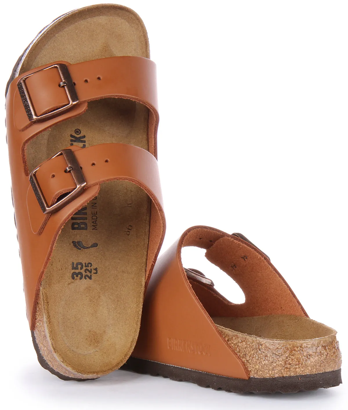 Birkenstock Arizona Bs en marron | Chaussures Birkenstock à coupe étroite