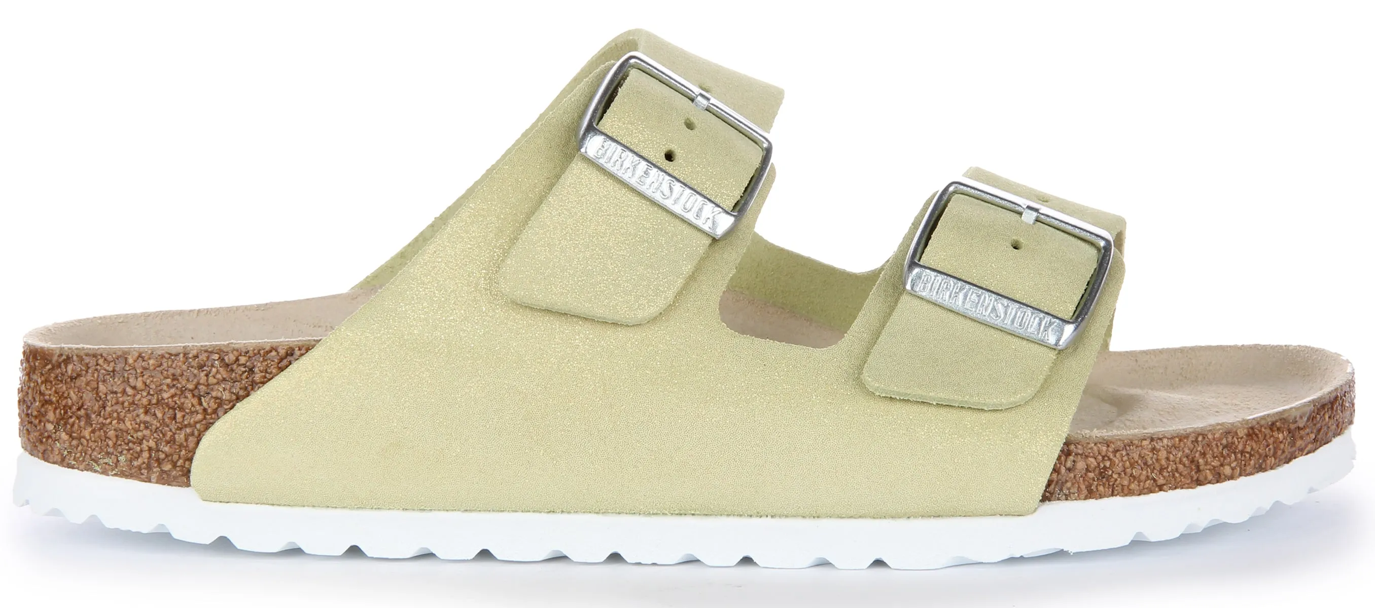 Birkenstock Arizona Bs en vert clair | Chaussures Birkenstock à coupe étroite