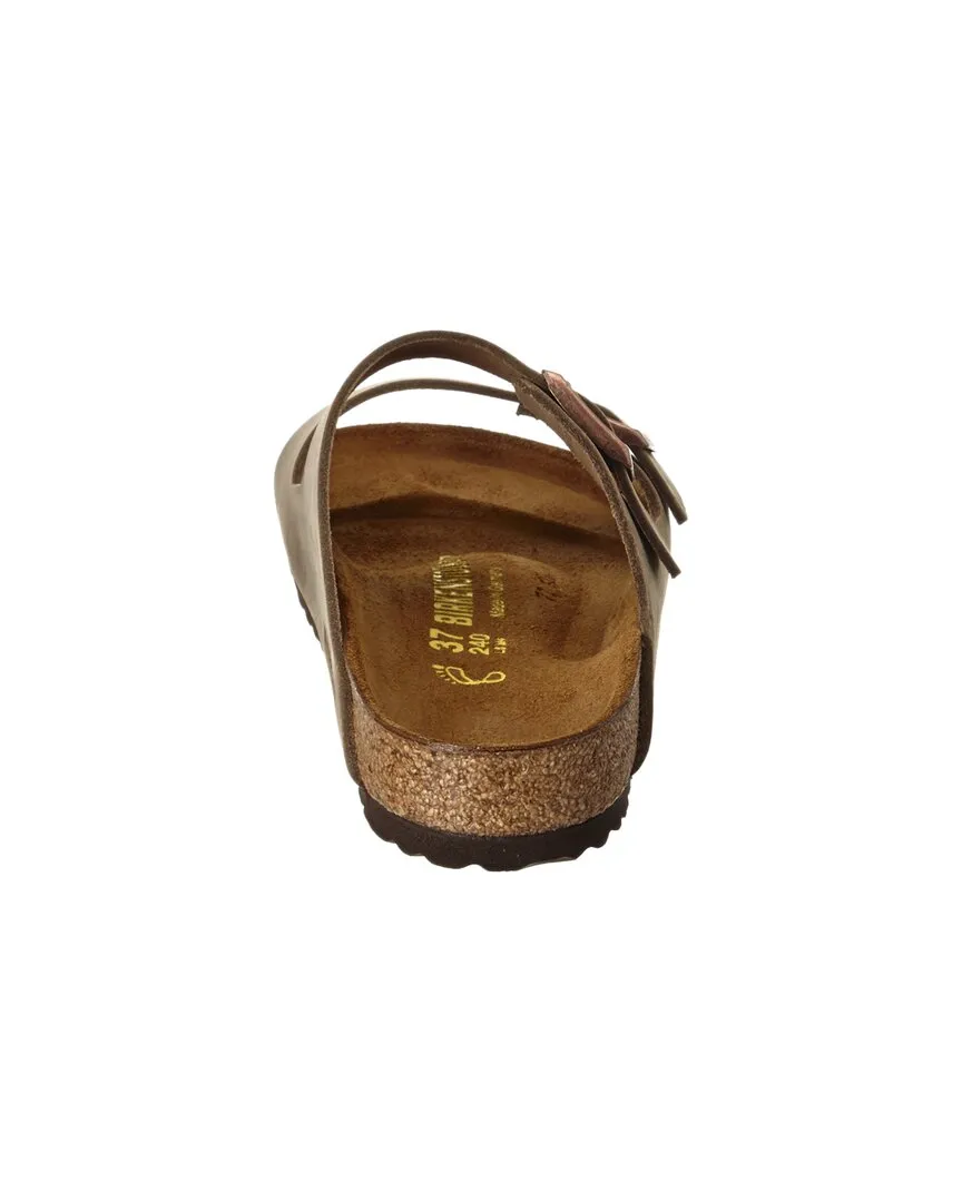 Sandale Birkenstock Arizona en cuir huilé