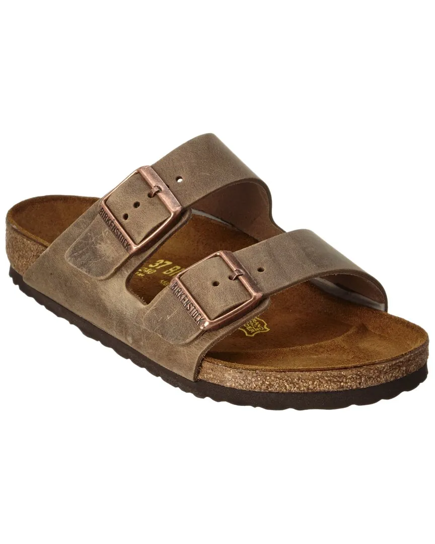 Sandale Birkenstock Arizona en cuir huilé