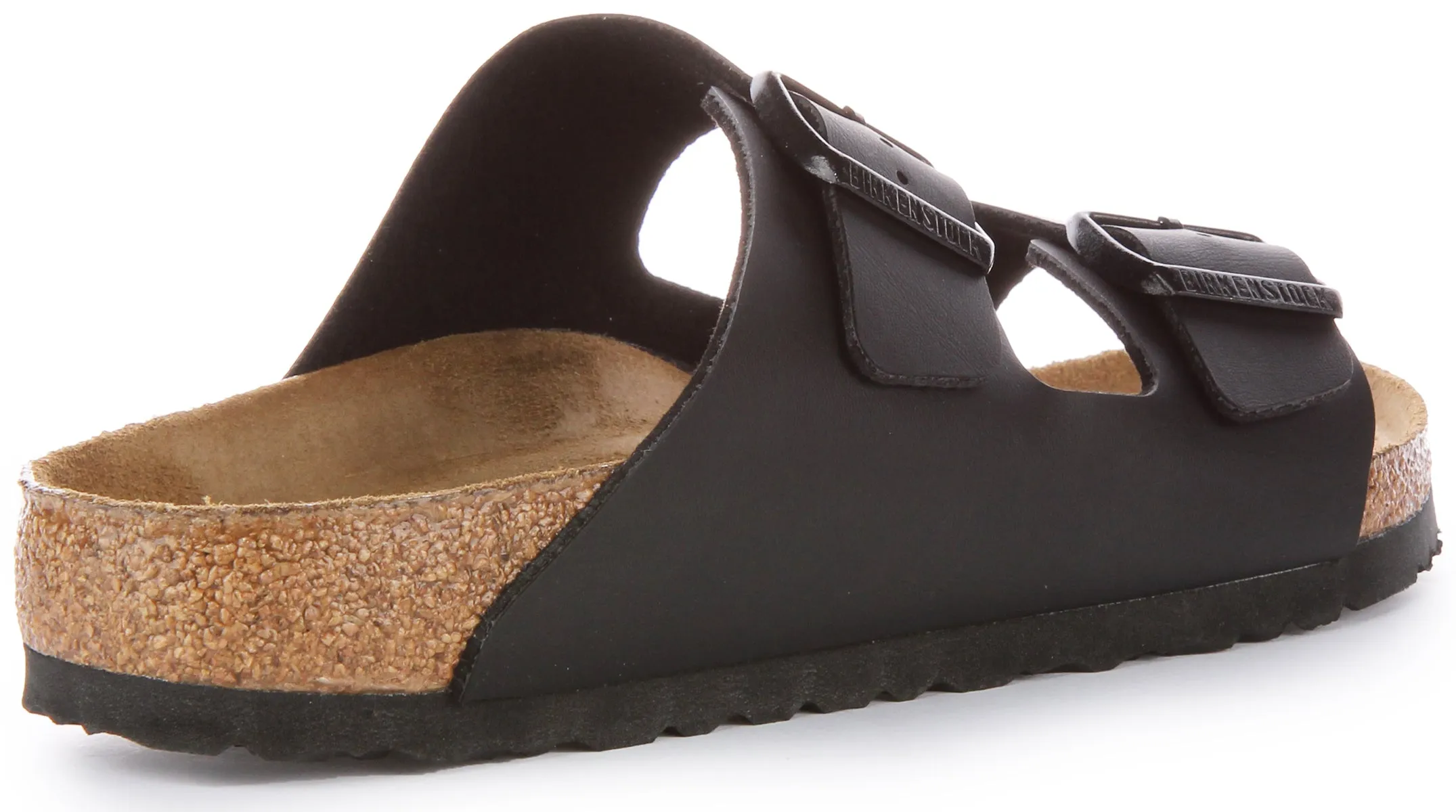 Birkenstock Arizona Soft Footbed en noir | Chaussures à coupe étroite Birkenstock