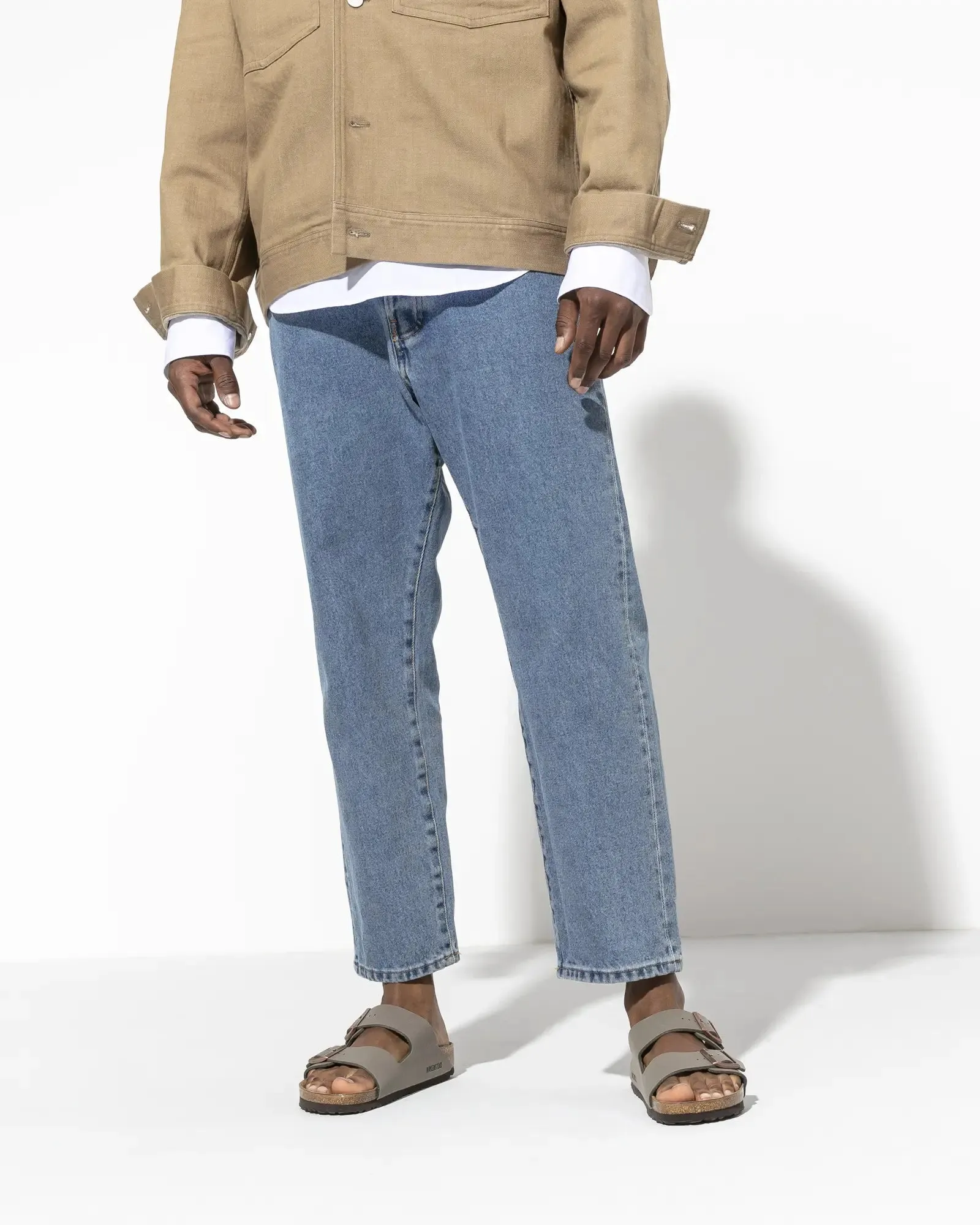 Sandales Birkenstock Arizona Birko-Flor en couleur Pierre