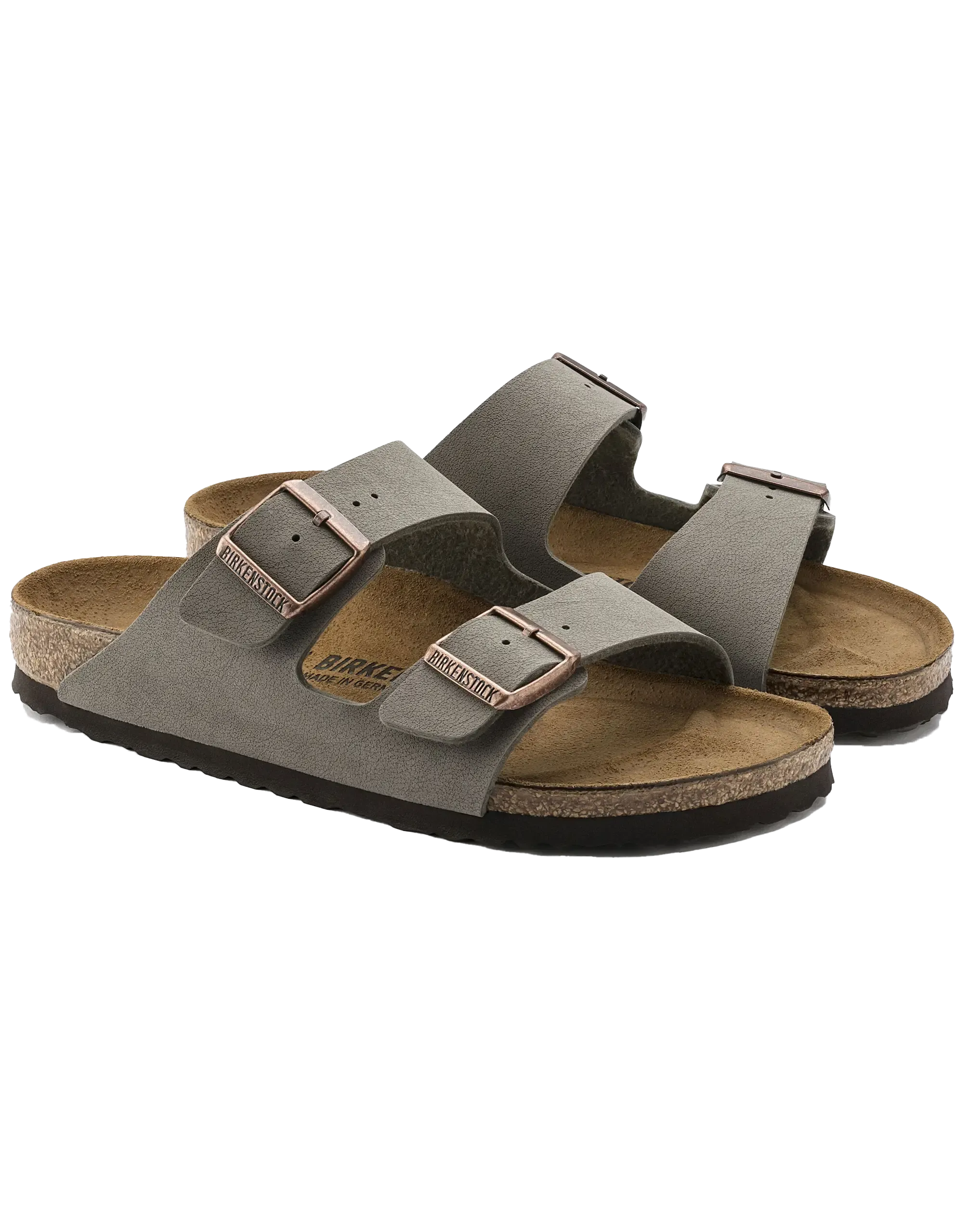 Sandales Birkenstock Arizona Birko-Flor en couleur Pierre