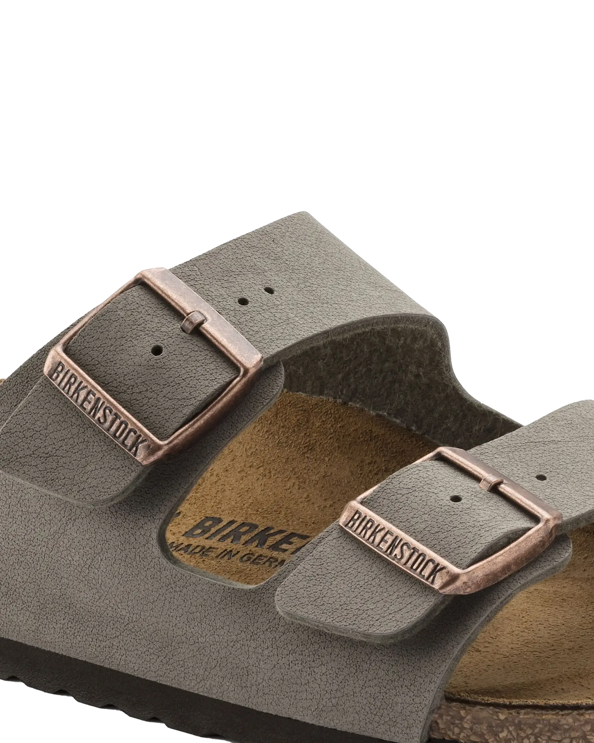 Sandales Birkenstock Arizona Birko-Flor en couleur Pierre