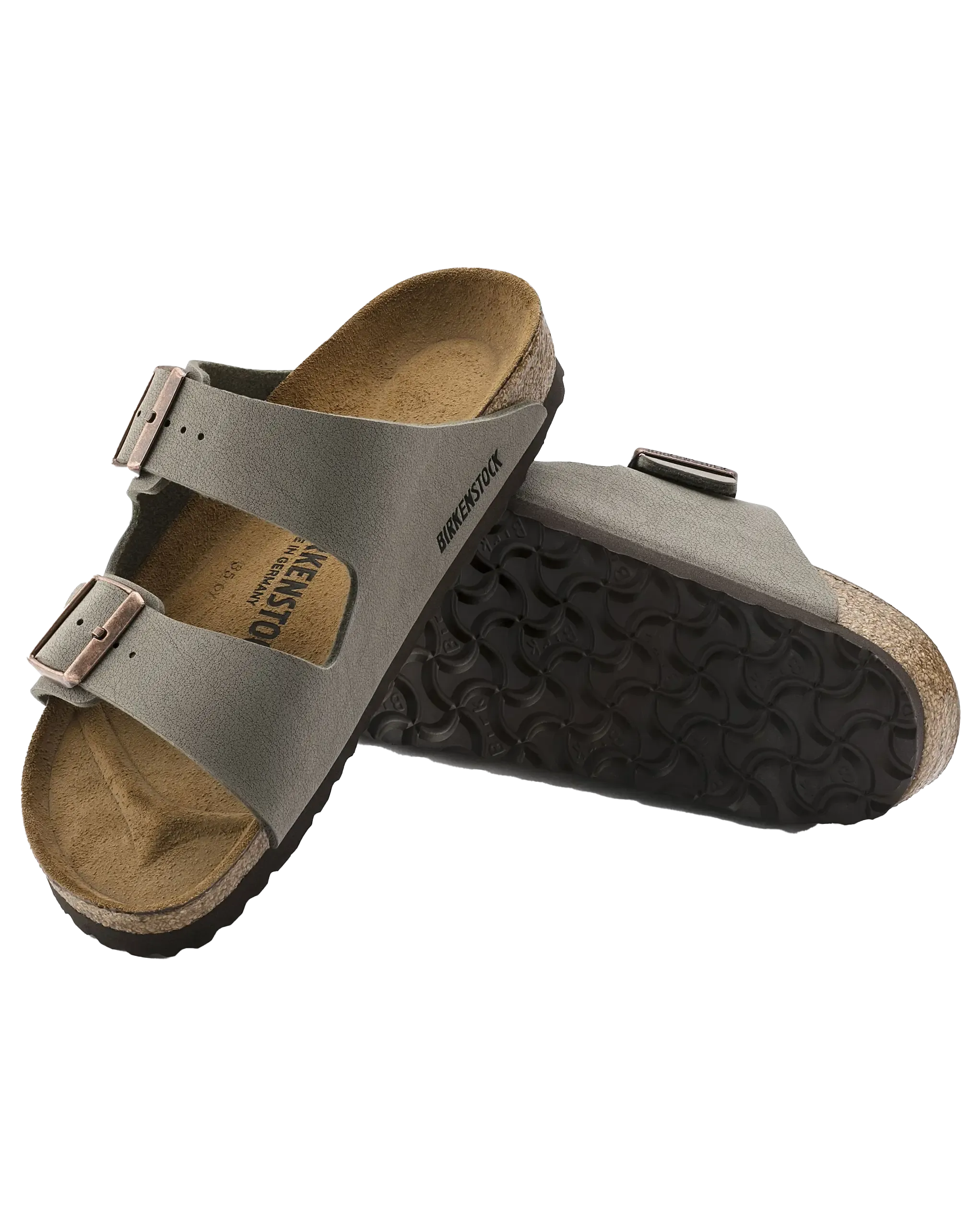 Sandales Birkenstock Arizona Birko-Flor en couleur Pierre