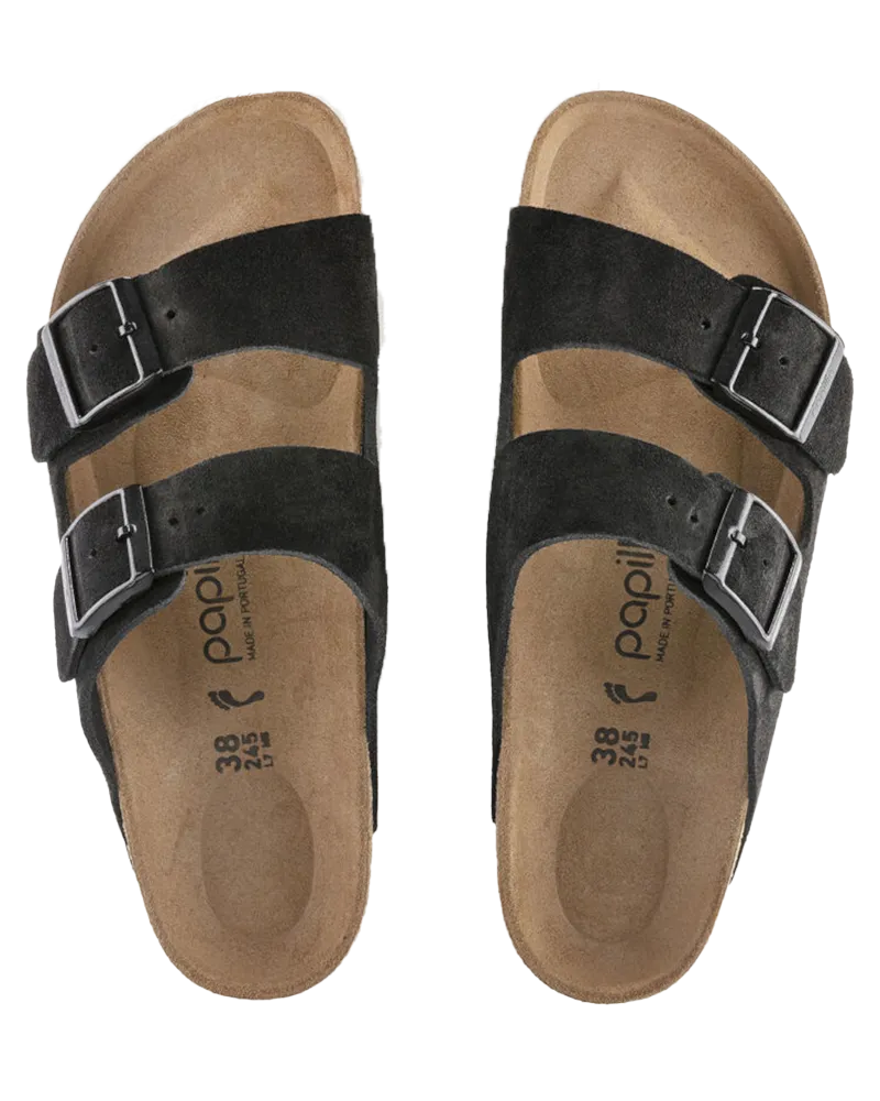 Sandales Birkenstock Papillio Arizona à semelle épaisse en noir