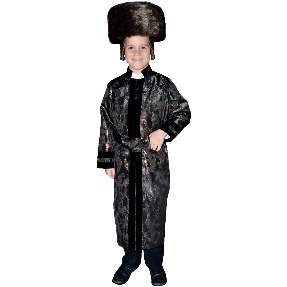 Manteau de Rabbi Noir - Enfants Babykids_Dress-Up-America