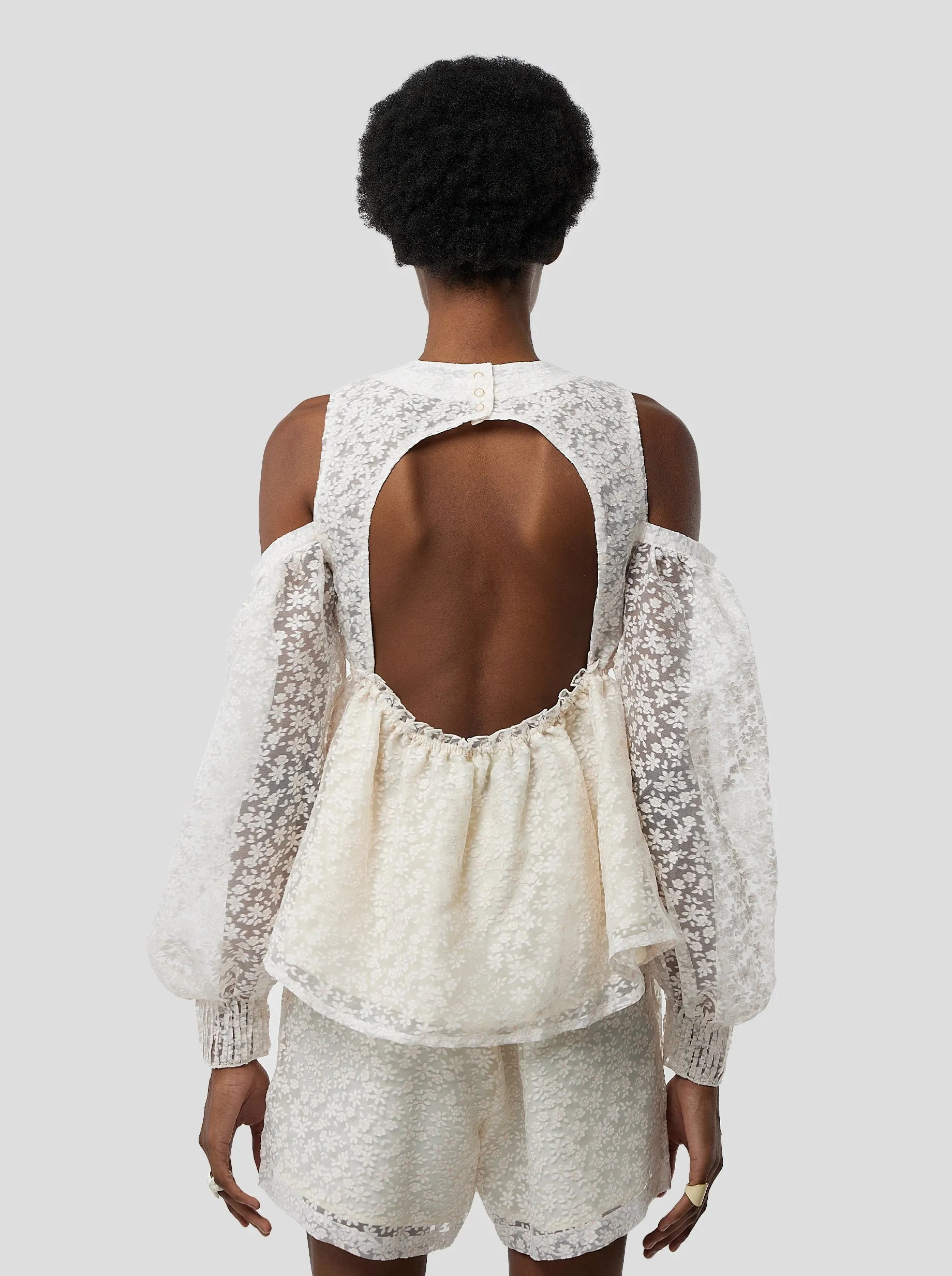 Blouse Blanca en Voile d'Ange