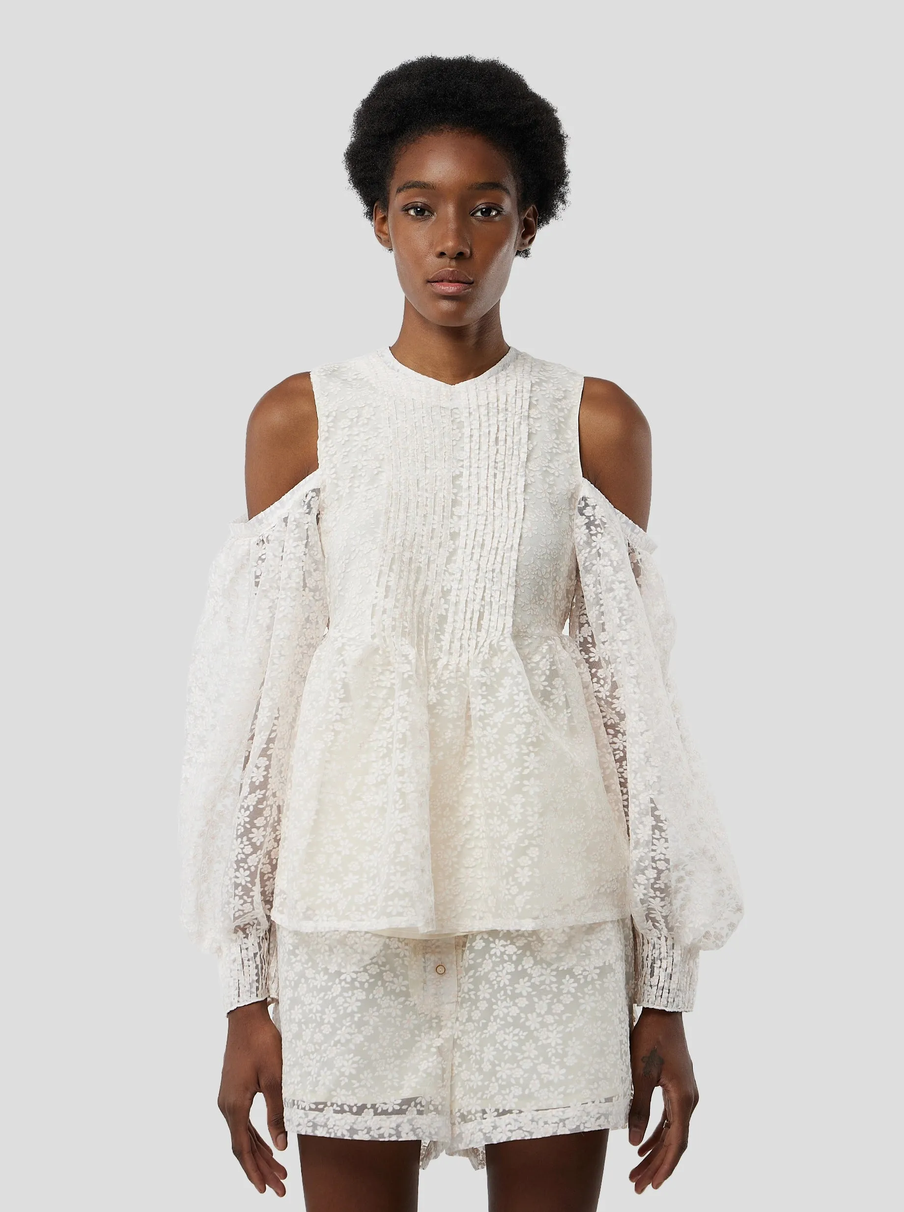 Blouse Blanca en Voile d'Ange
