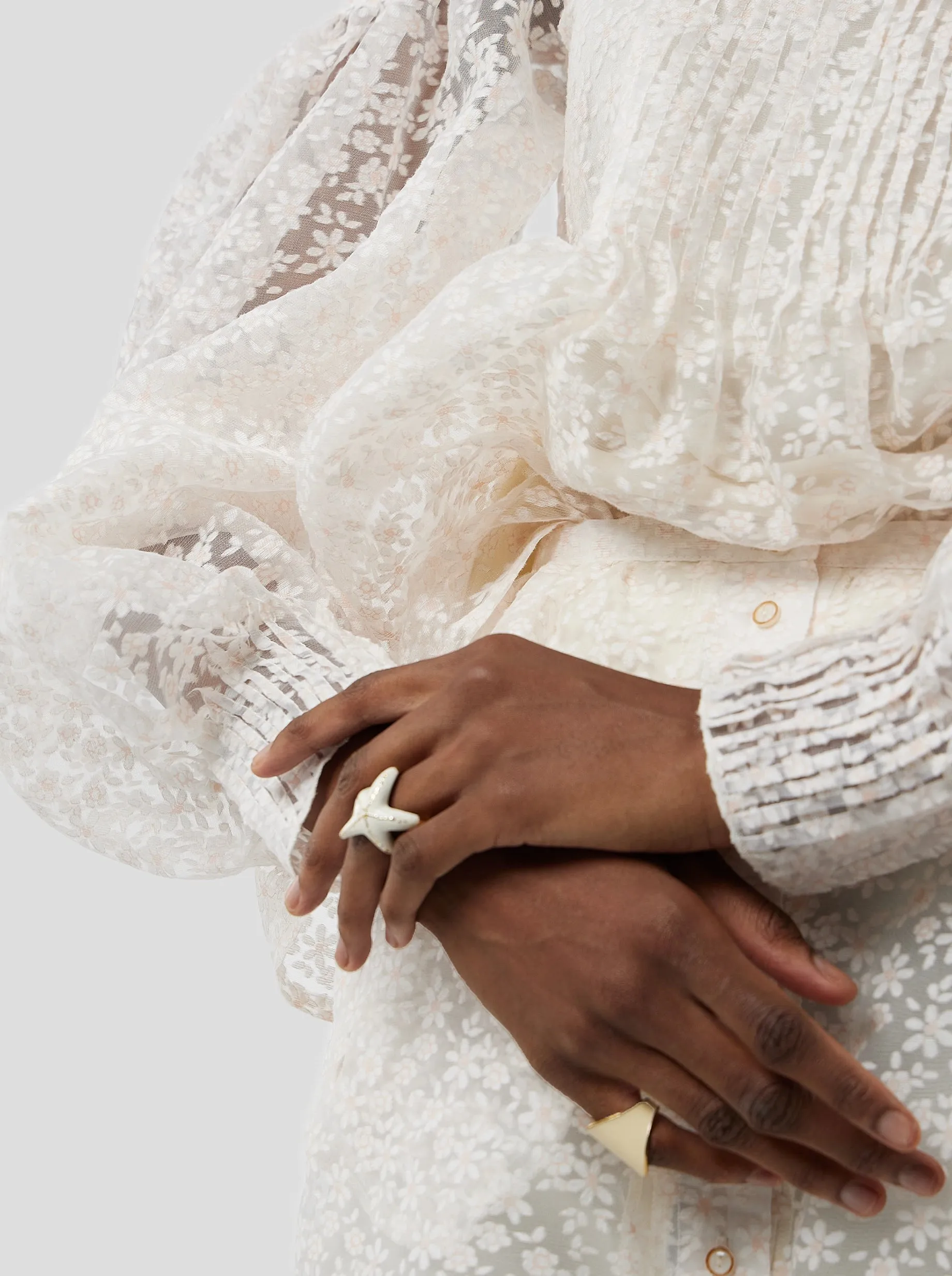 Blouse Blanca en Voile d'Ange