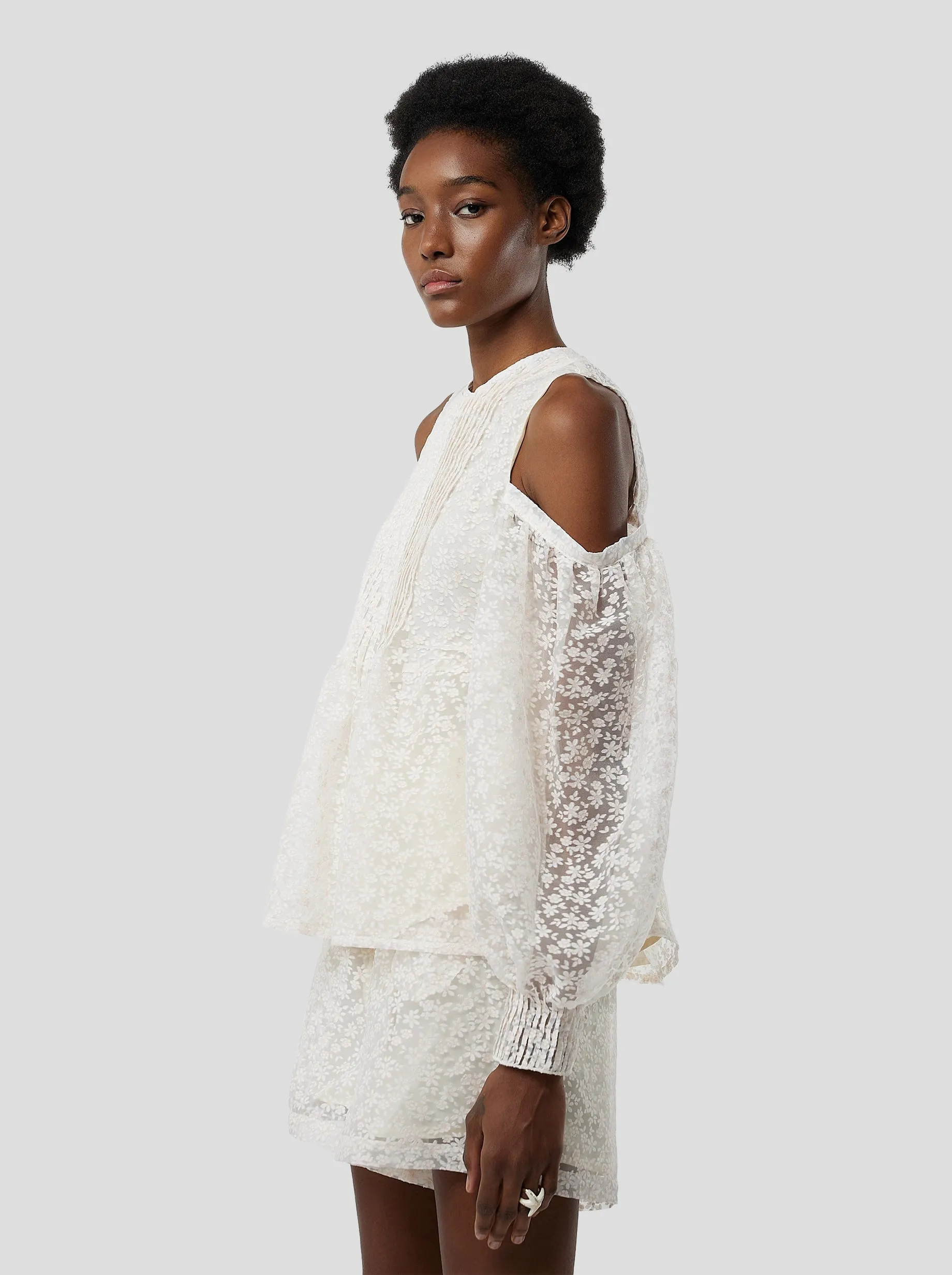 Blouse Blanca en Voile d'Ange