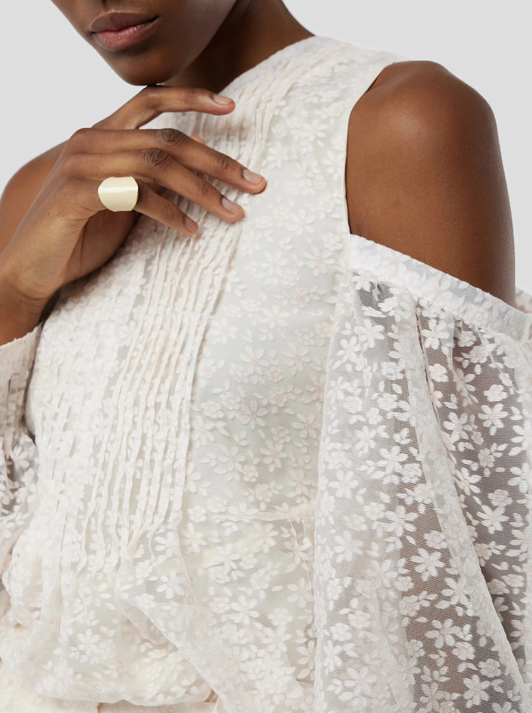Blouse Blanca en Voile d'Ange