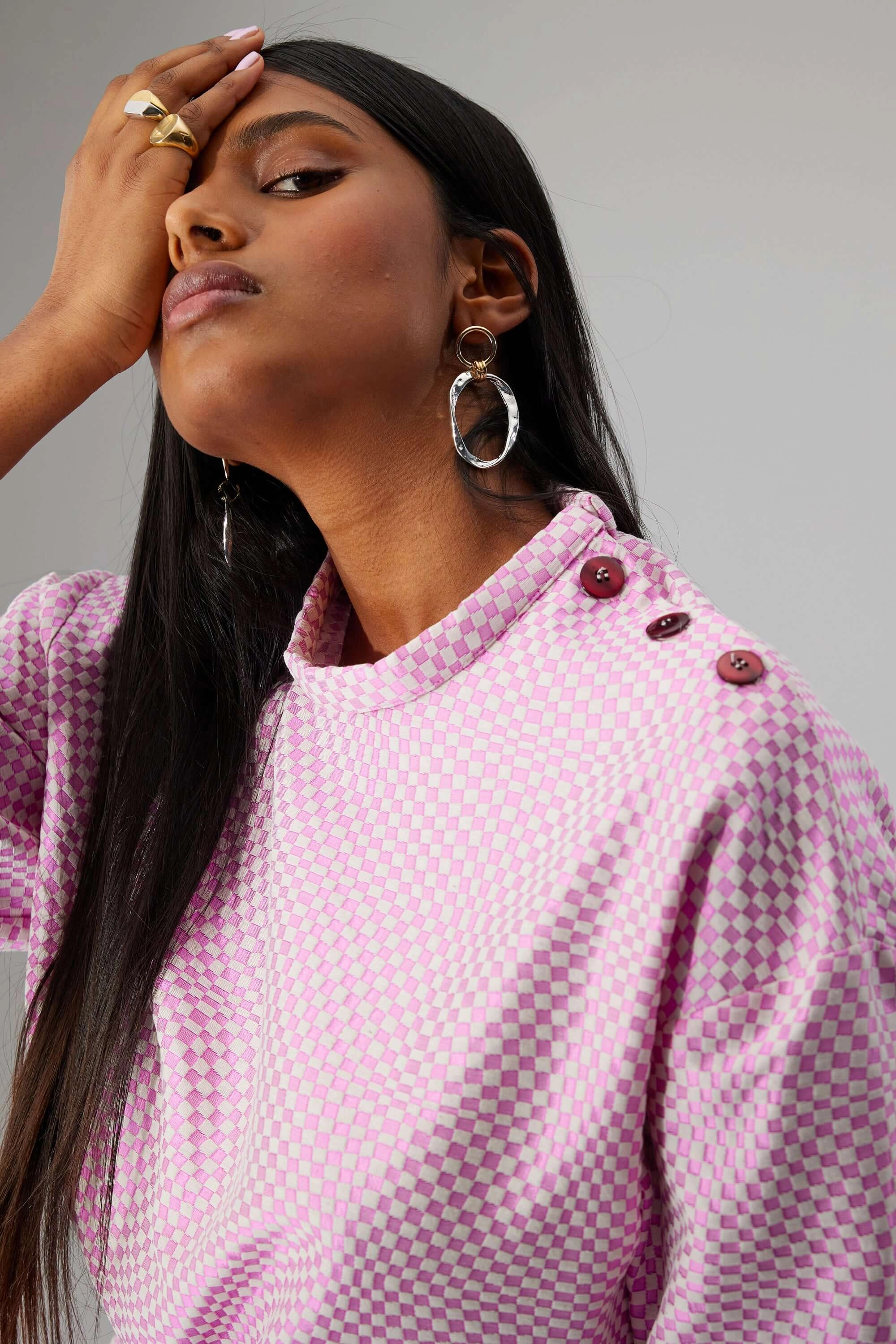 Bobbi sweater in Monica chequered