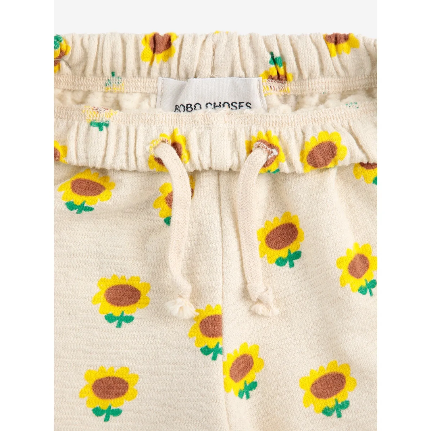Bobo Choses Pantalon de jogging imprimé tournesol beige Bobo-Choses