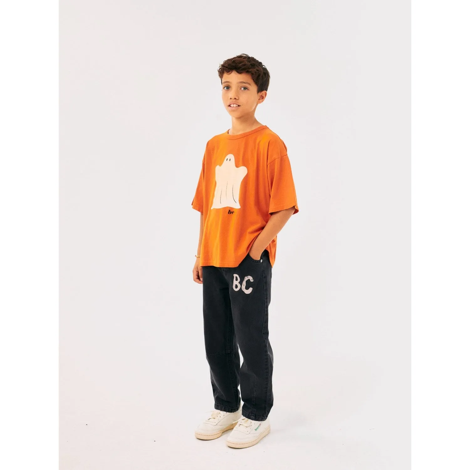 Bobo Choses Pantalon large en denim noir ombré B.C Bobo-Choses