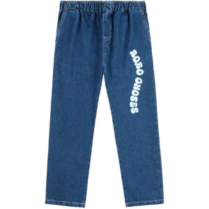 Bobo Choses Blue Wavy Bobo Choses Mid Denim Pants Bobo-Choses