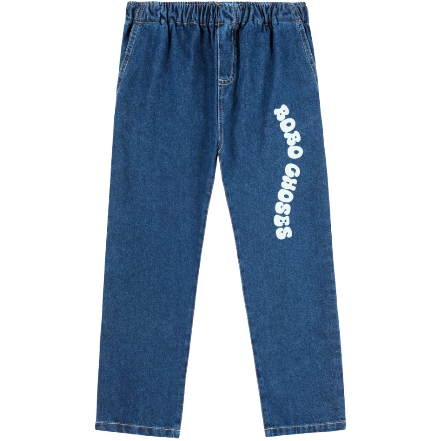 Bobo Choses Bleu Vague Bobo Choses Pantalon en Denim Moyen Bobo-Choses