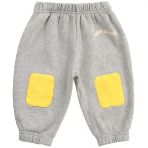 Bobo Choses Heather Grey Knee Patches Jogging Pants Bobo-Choses