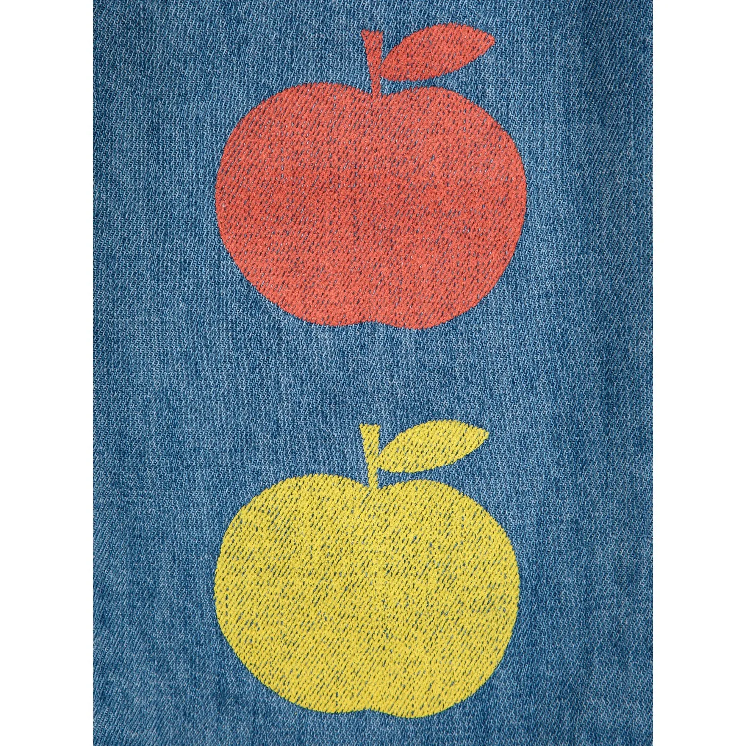 Bobo Choses Pantalon en Denim Multicolore Poma Bleu Clair Bobo-Choses