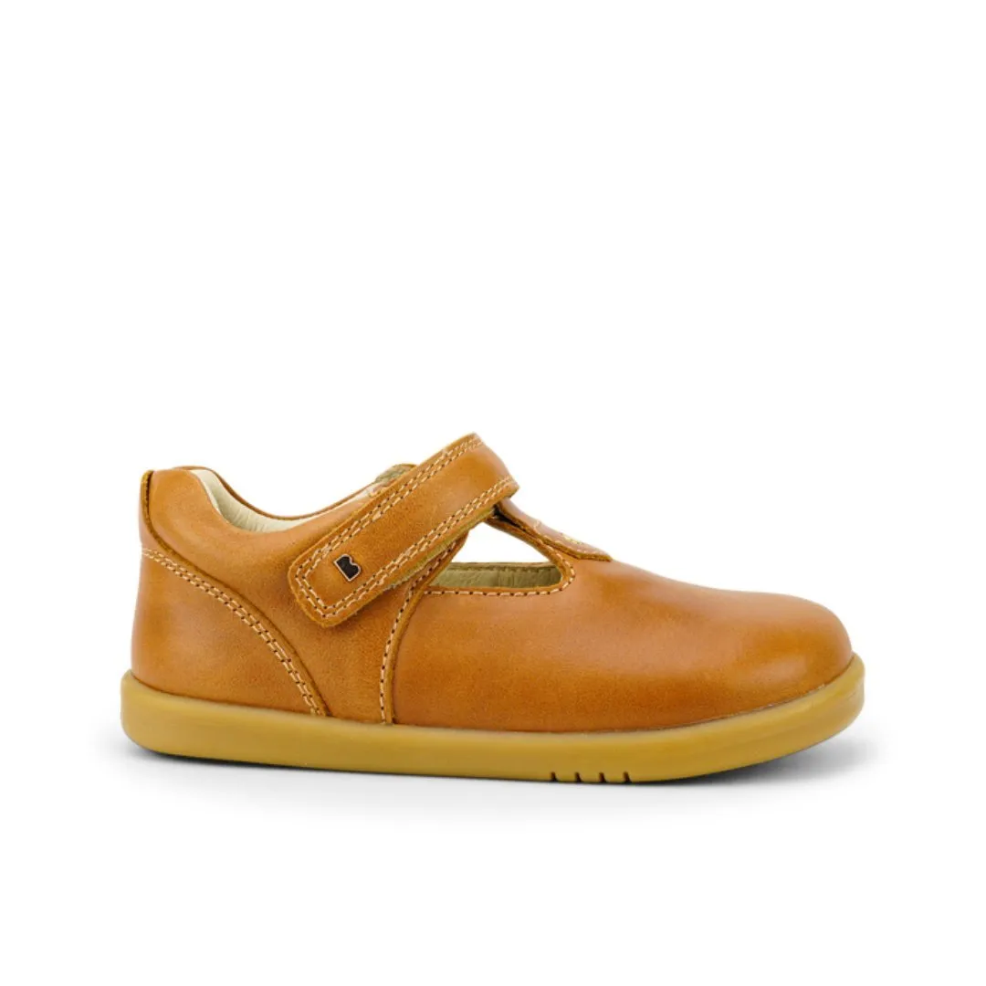 Bobux : Chaussures à barre en T I-Walk Louise - Caramel