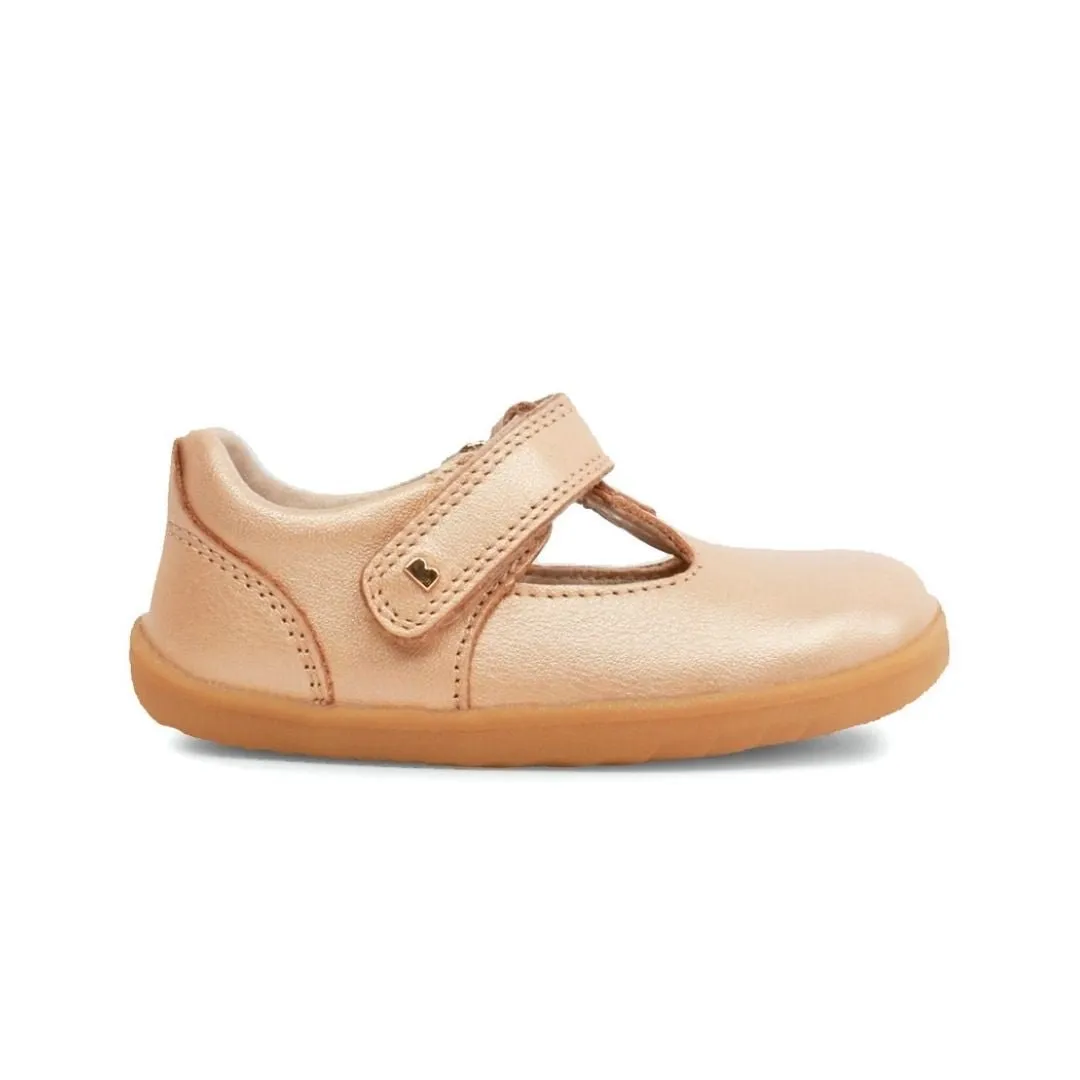 Bobux : Chaussures I-Walk Louise à barrette - Perle crépusculaire