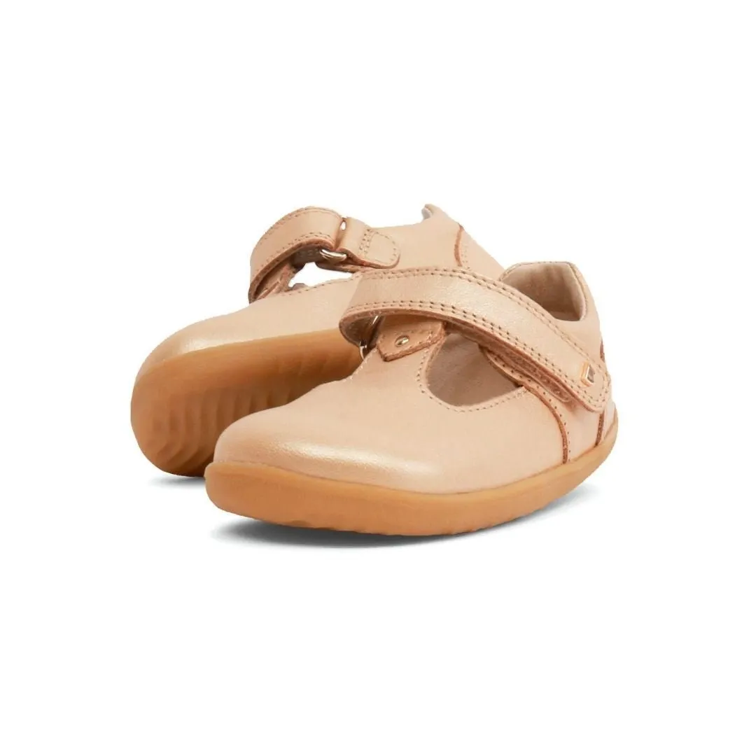 Bobux : Chaussures I-Walk Louise à barrette - Perle crépusculaire