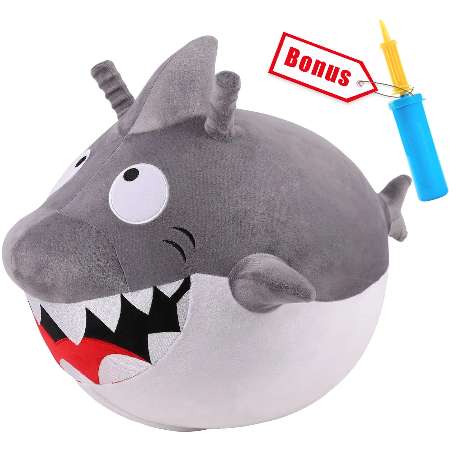 Ballon Sauteur Enfant Bouncy Pals en Forme de Requin