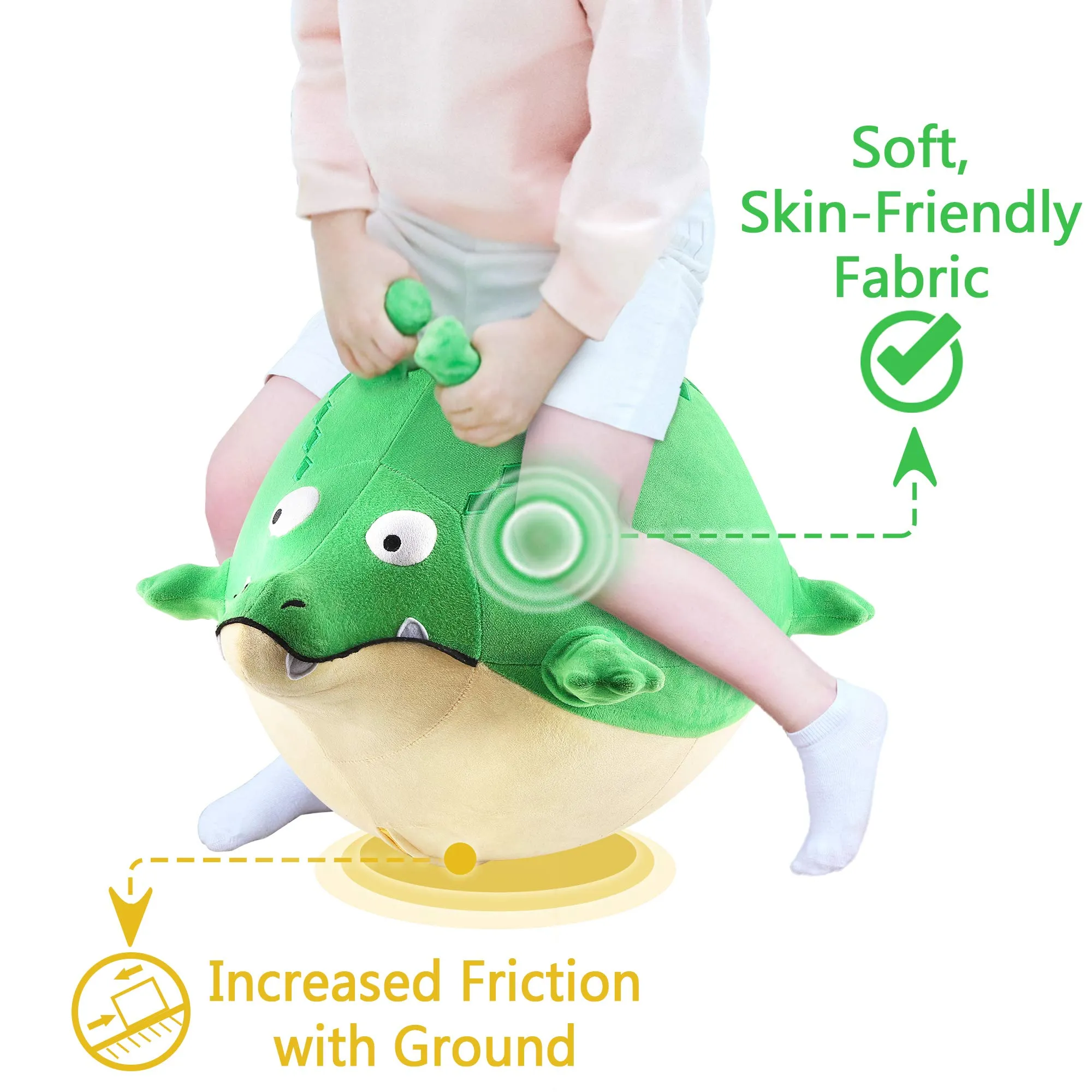 Bouncy Pals Peluche Sautante Alligator Ballon Sauteur