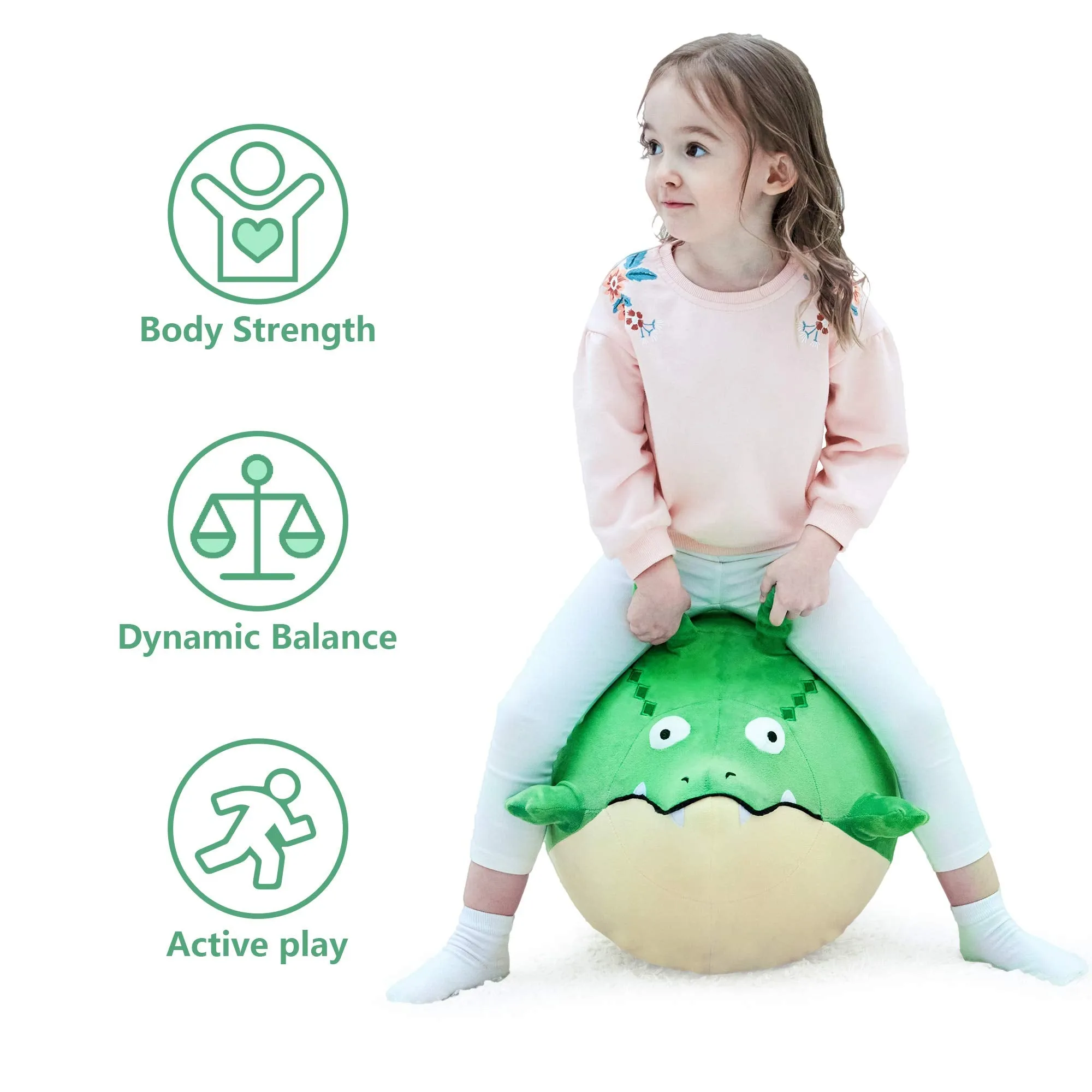 Bouncy Pals Peluche Sautante Alligator Ballon Sauteur