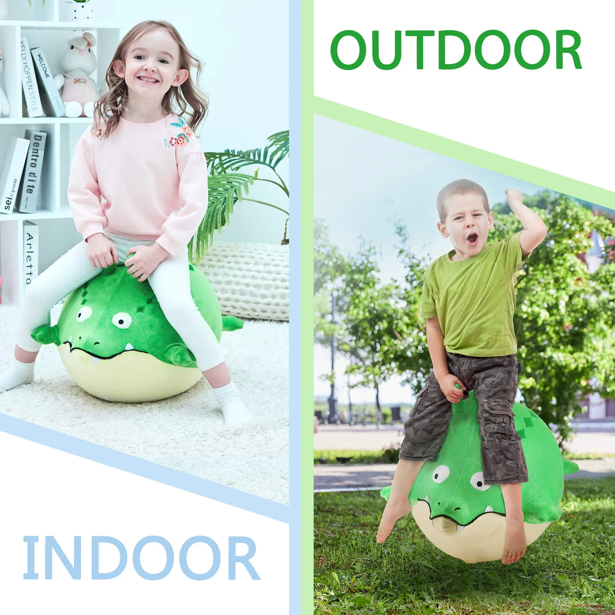 Bouncy Pals Peluche Sautante Alligator Ballon Sauteur