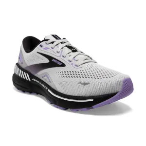Brooks Womens Adrenaline GTS 23 Wide - Grey/Black/Purple (1203811D039) Brooks