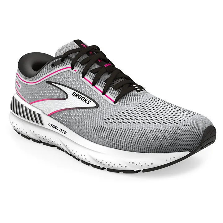 Brooks Womens Ariel GTS 23 - Gris/Noir/Rose (1203901B078) Brooks