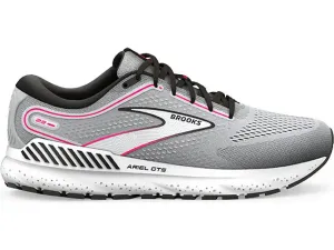 Brooks Womens Ariel GTS 23- Grey/Black/Pink (1203901B078) Brooks