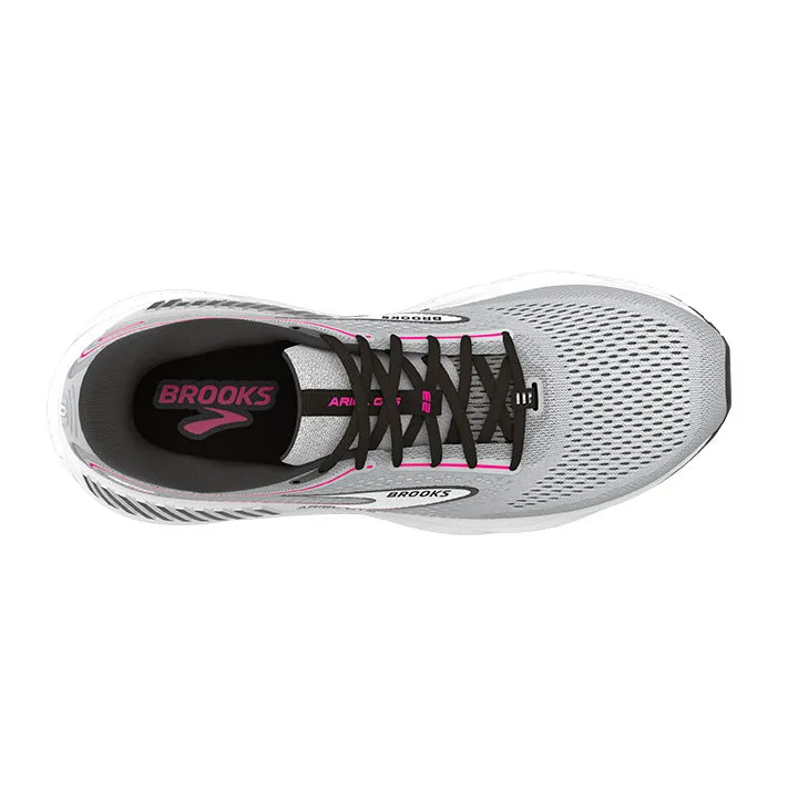 Brooks Womens Ariel GTS 23 - Gris/Noir/Rose (1203901B078) Brooks