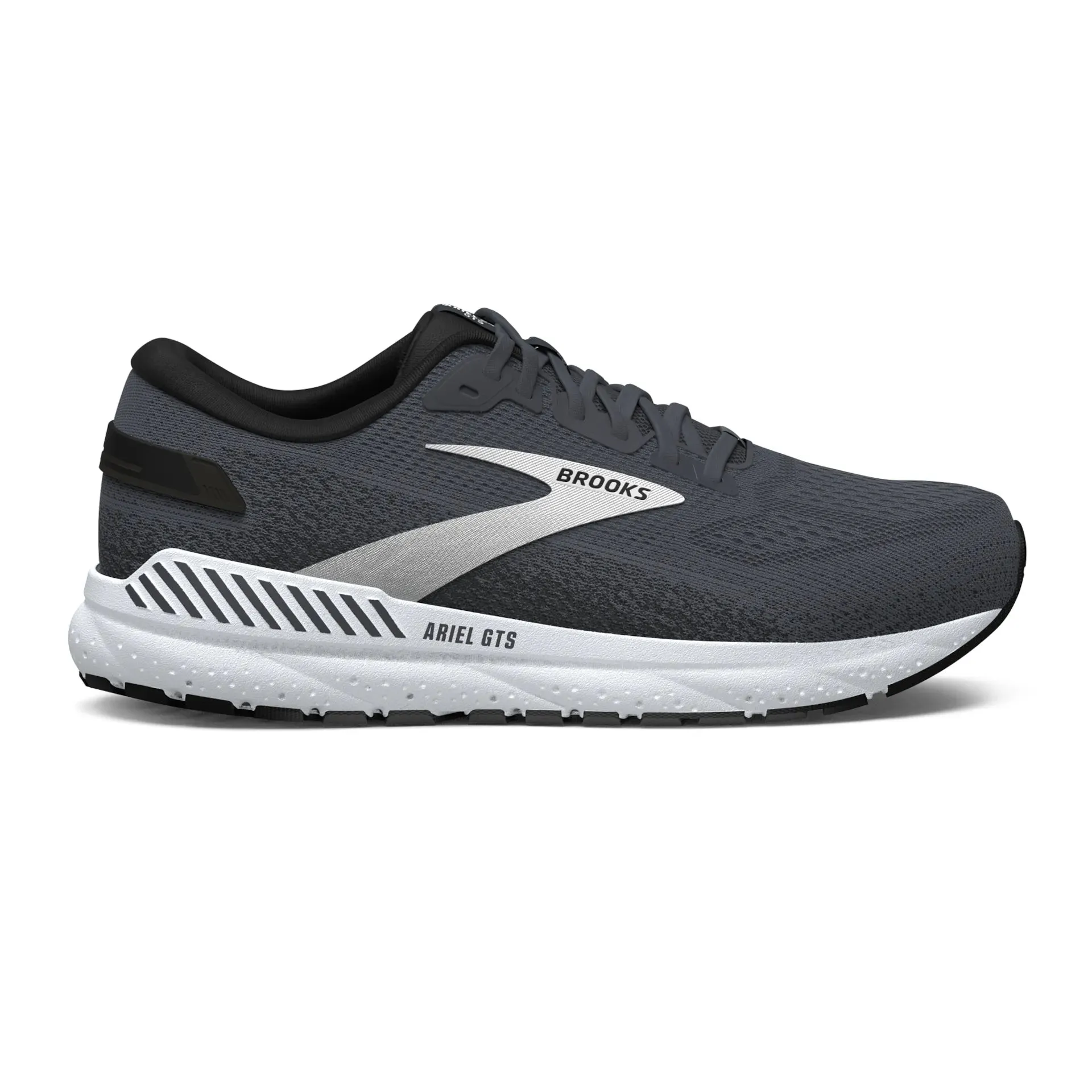Brooks Womens Ariel GTS 24- Ébène/Noir/Blanc (1204141B016) Brooks