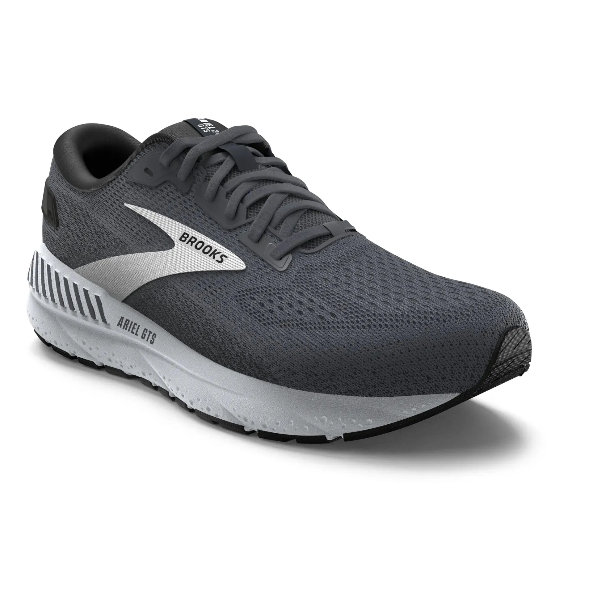 Brooks Womens Ariel GTS 24- Ébène/Noir/Blanc (1204141B016) Brooks