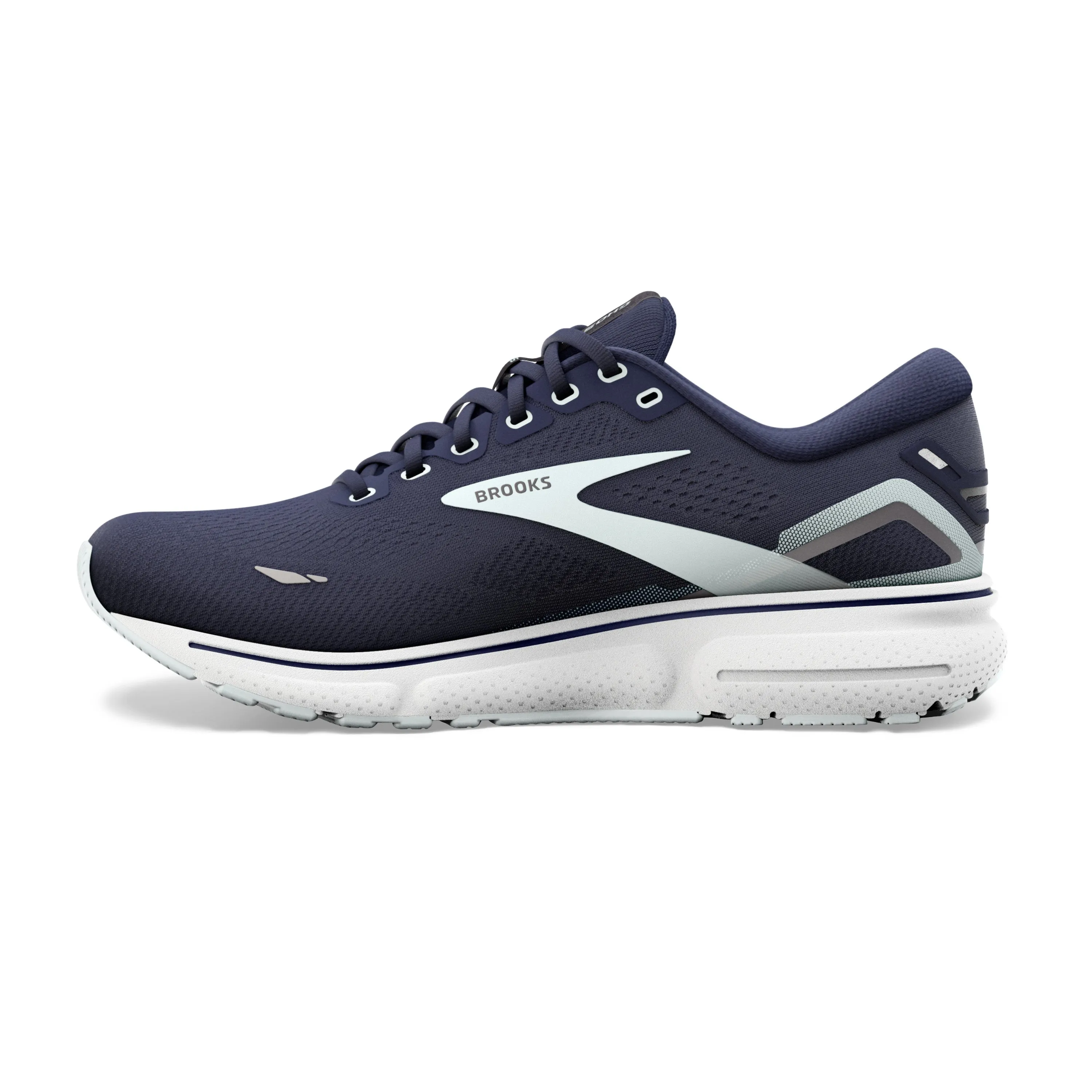 Brooks Womens Ghost 15 - Bleu marine/Perle/Air salin (1203801B450) Brooks