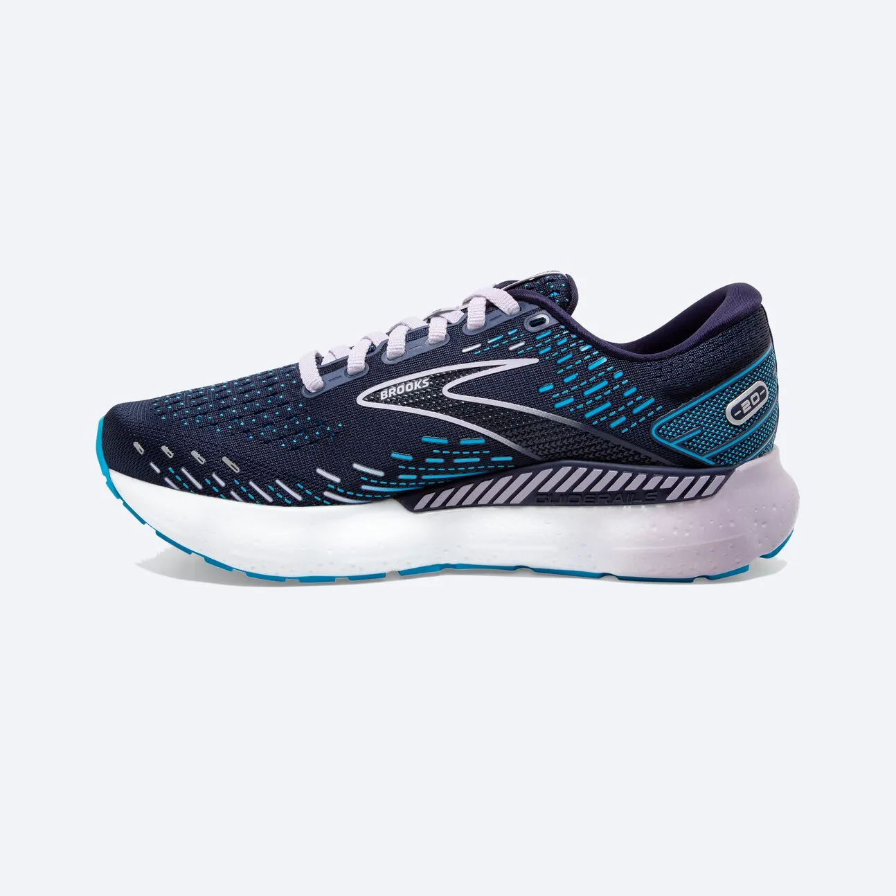 Brooks Womens Glycerin GTS 20 - Manteau bleu marine/Océan/Lilas pastel (1203701B499) Brooks