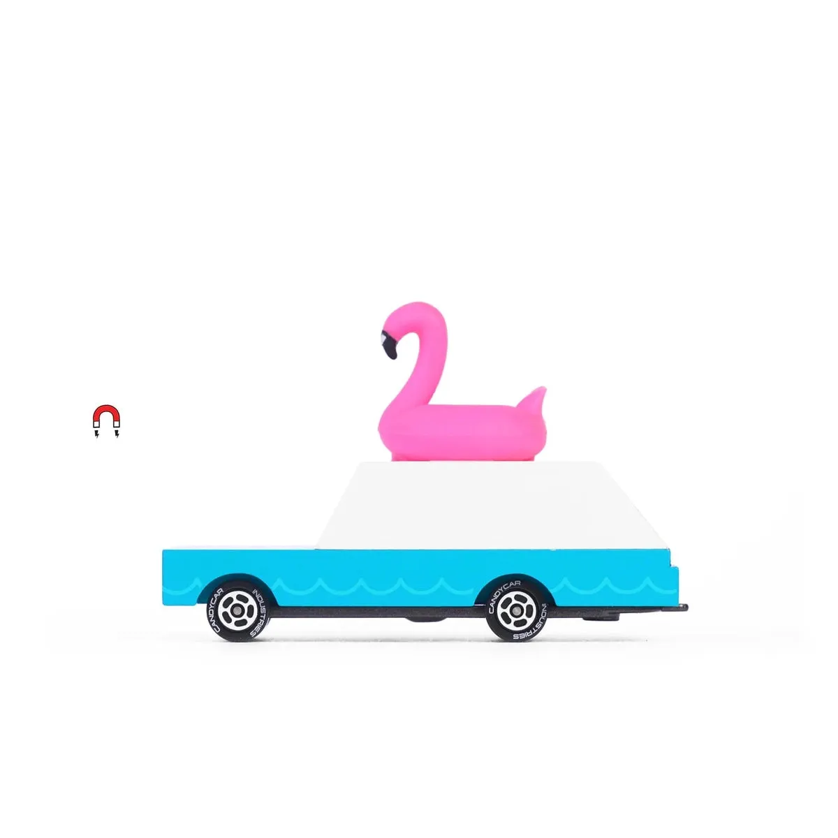 Candylab Candycar wagon flamant rose