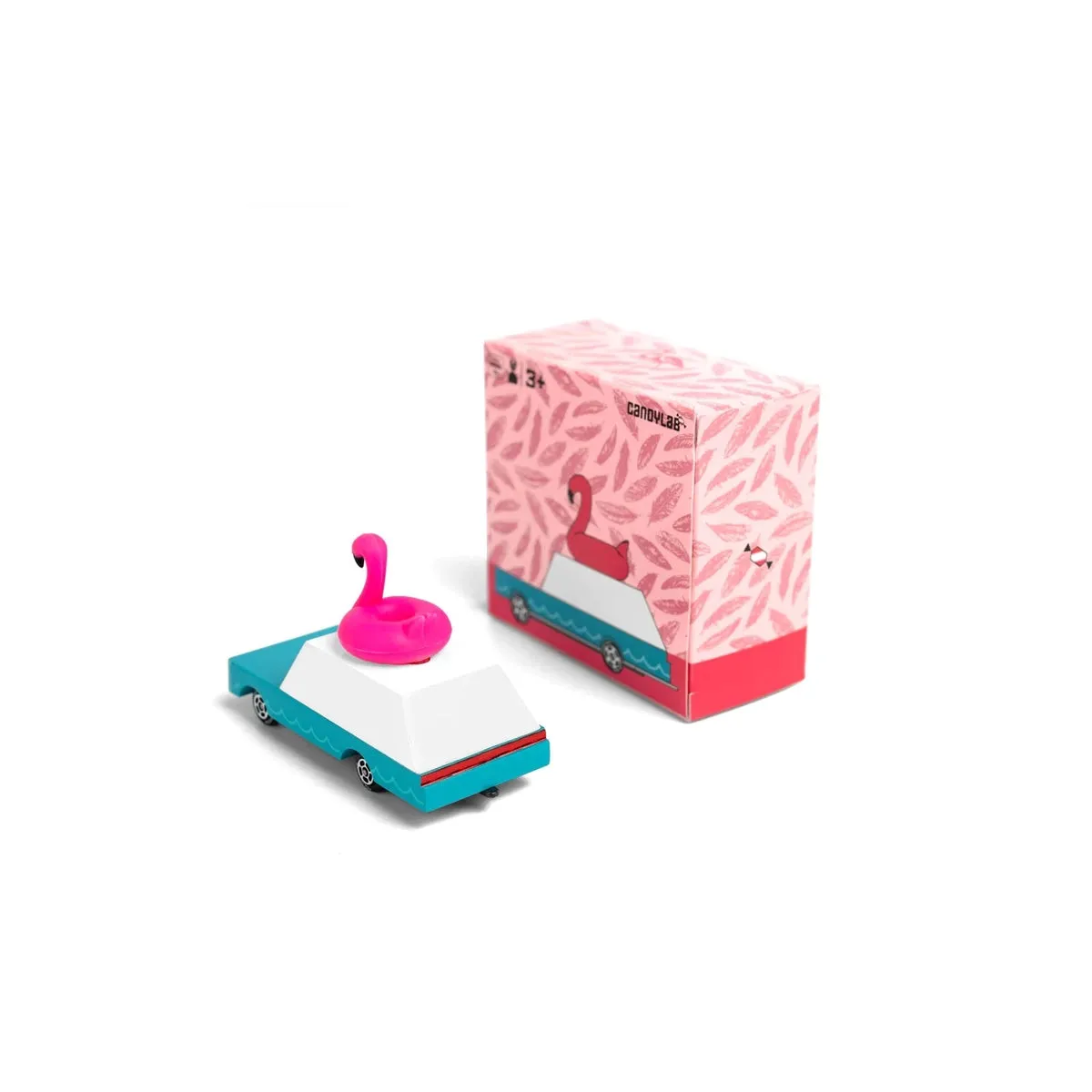 Candylab Candycar wagon flamant rose