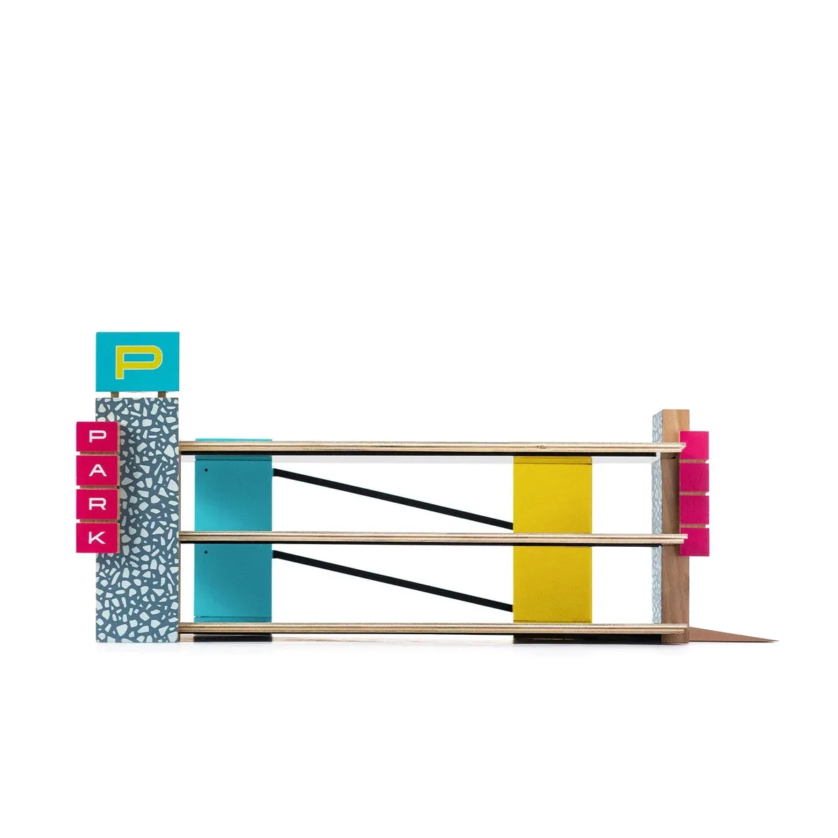 Garage de stationnement magnétique pour voitures en bonbon Candylab