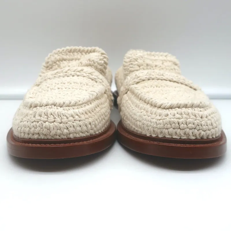 Chloe Kalya Mocassins en Crochet Ivoire Taille 38 Ballerines Nouvelles à Enfiler