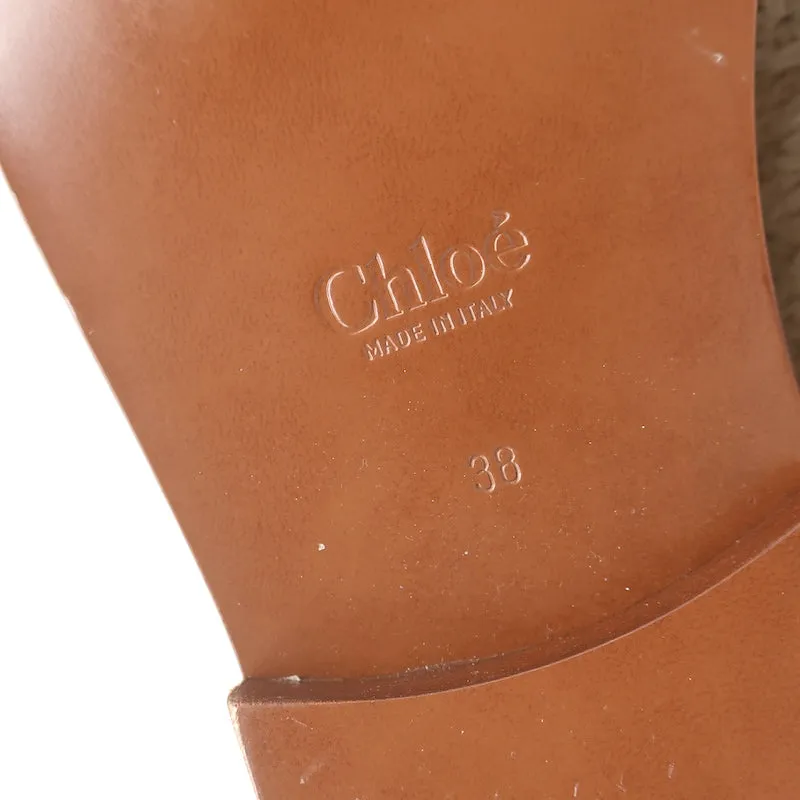 Chloe Kalya Mocassins en Crochet Ivoire Taille 38 Ballerines Nouvelles à Enfiler