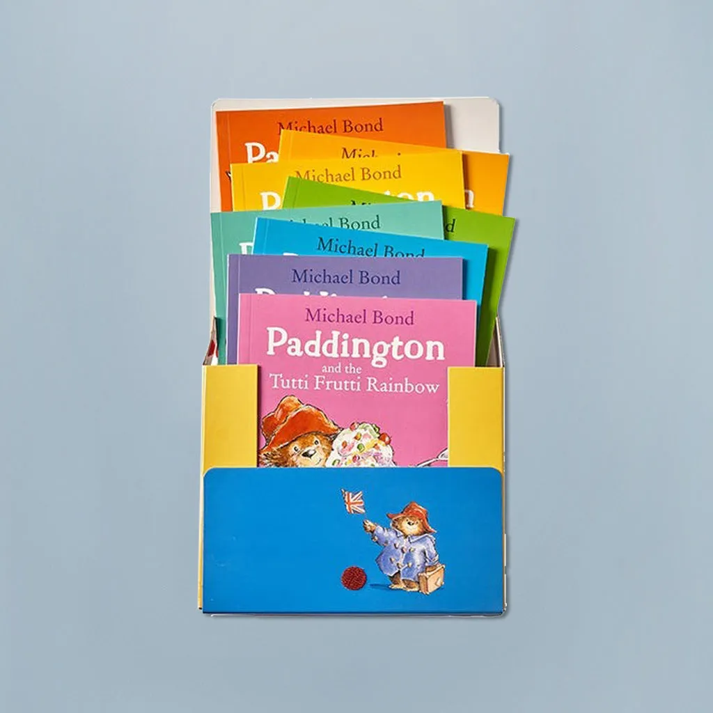 Ensemble Cadeau Classique Paddington avec Peluche à Bottes et Collection de Livres Valise