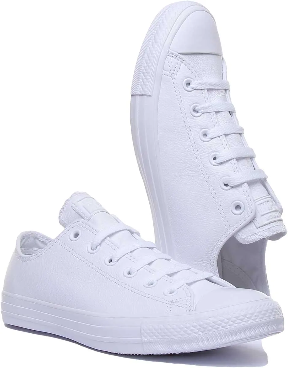 Converse 136823 CT Low Leather Trainer en Blanc pour Hommes Chaussures Converse