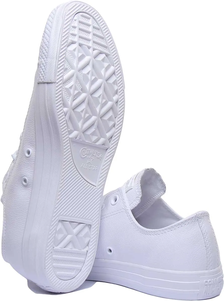 Converse 136823 CT Low Leather Trainer en Blanc pour Hommes Chaussures Converse